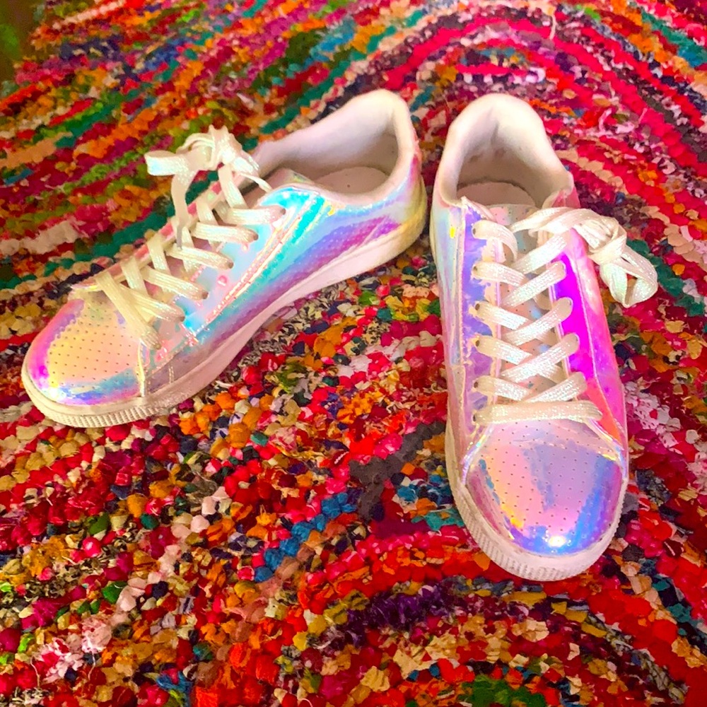 Holographic Rave Sneakers